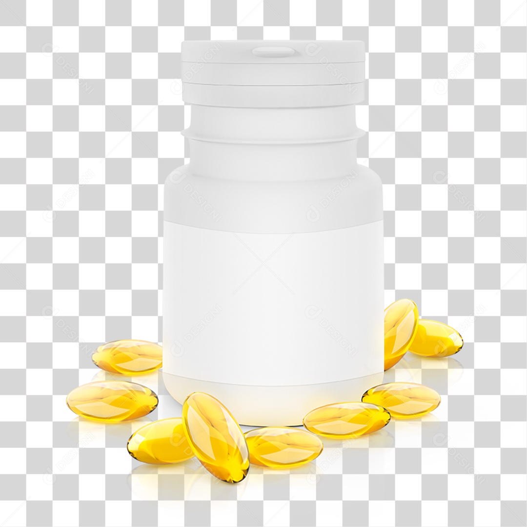 Frasco de Remédio PNG Transparente