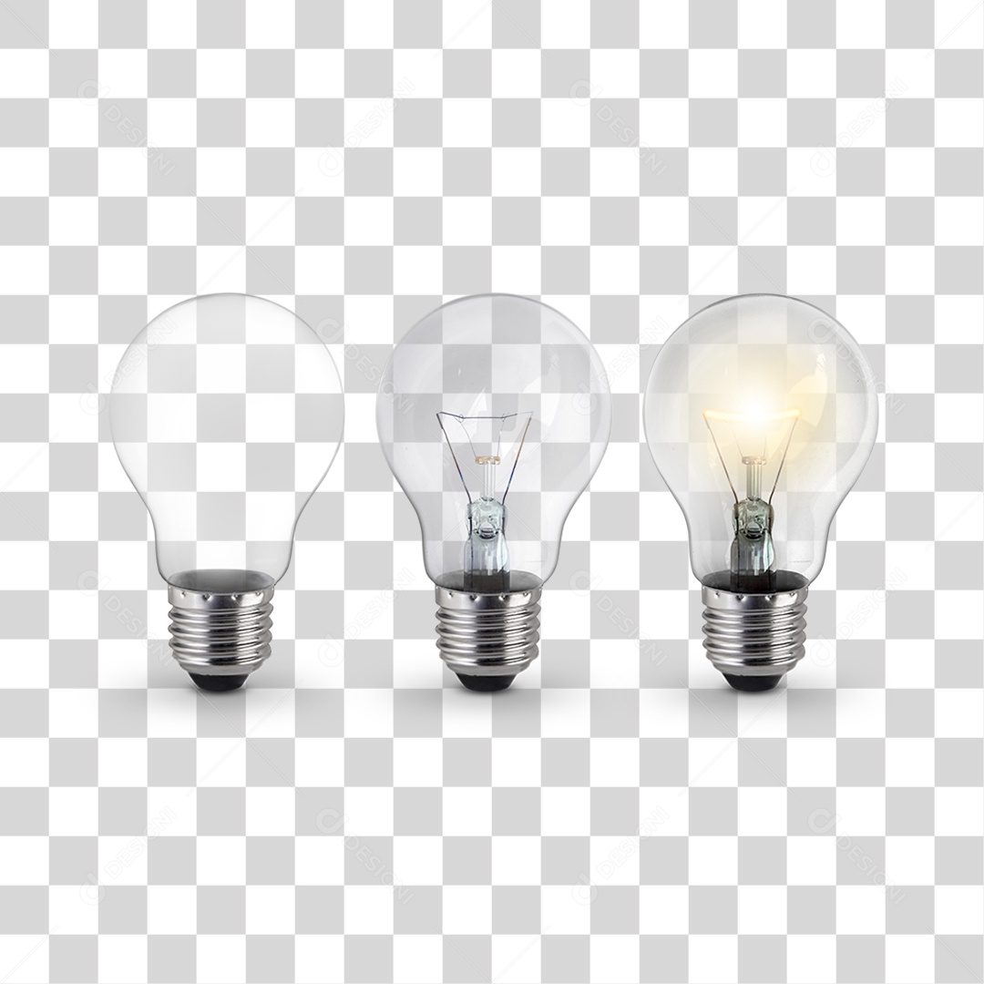 Lâmpadas Acesas PNG Transparente