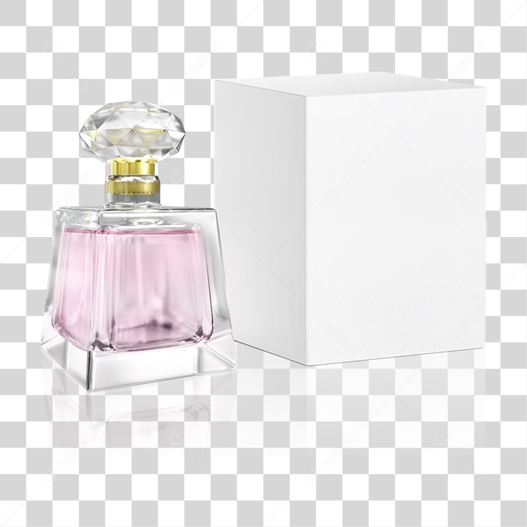 Vidro de Perfume PNG Transparente