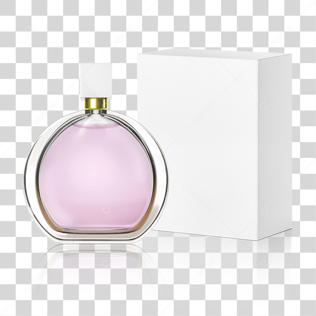 Vidro de Perfume PNG Transparente