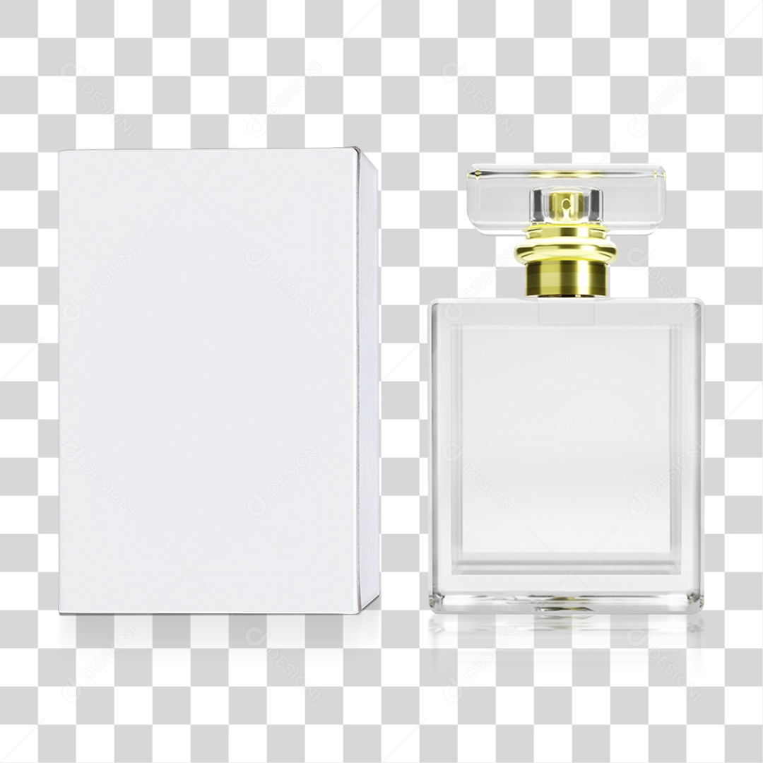 Vidro de Perfume PNG Transparente