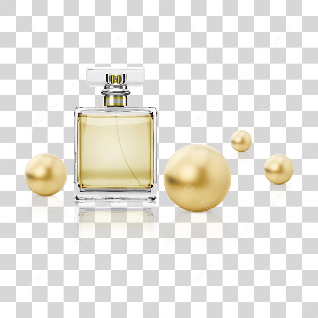 Vidro de Perfume PNG Transparente