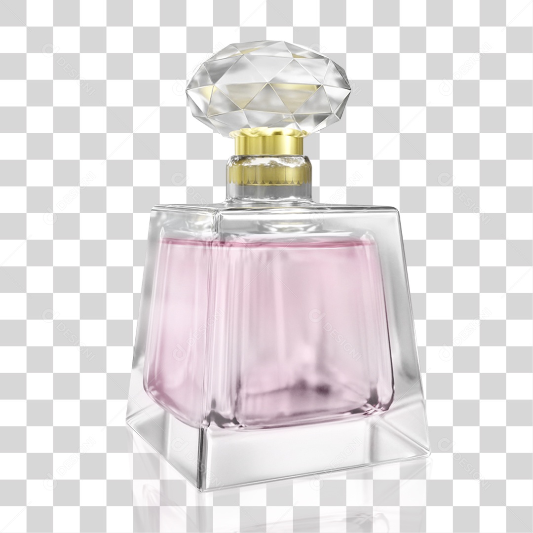 Vidro de Perfume PNG Transparente