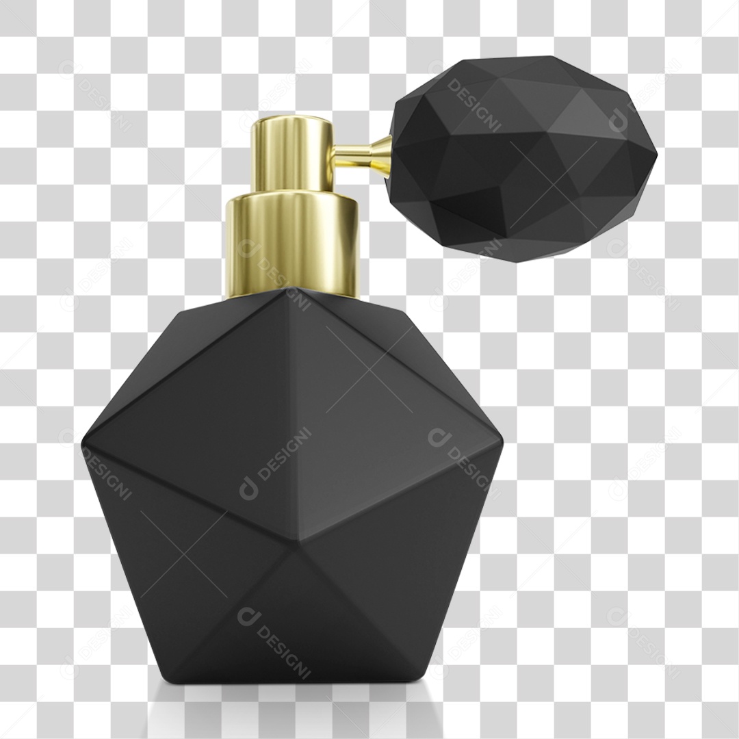 Vidro de Perfume PNG Transparente