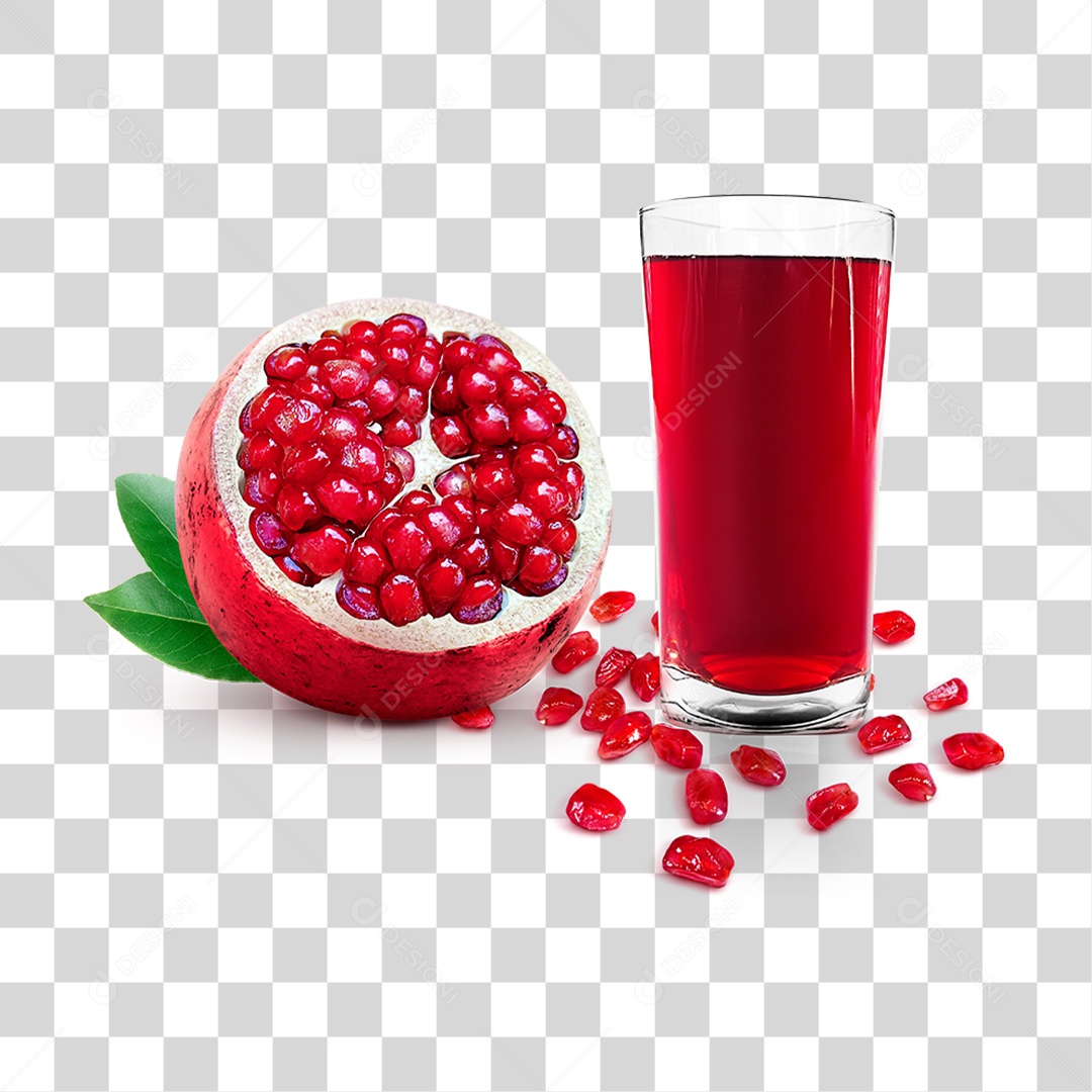 Suco de Romã PNG Transparente