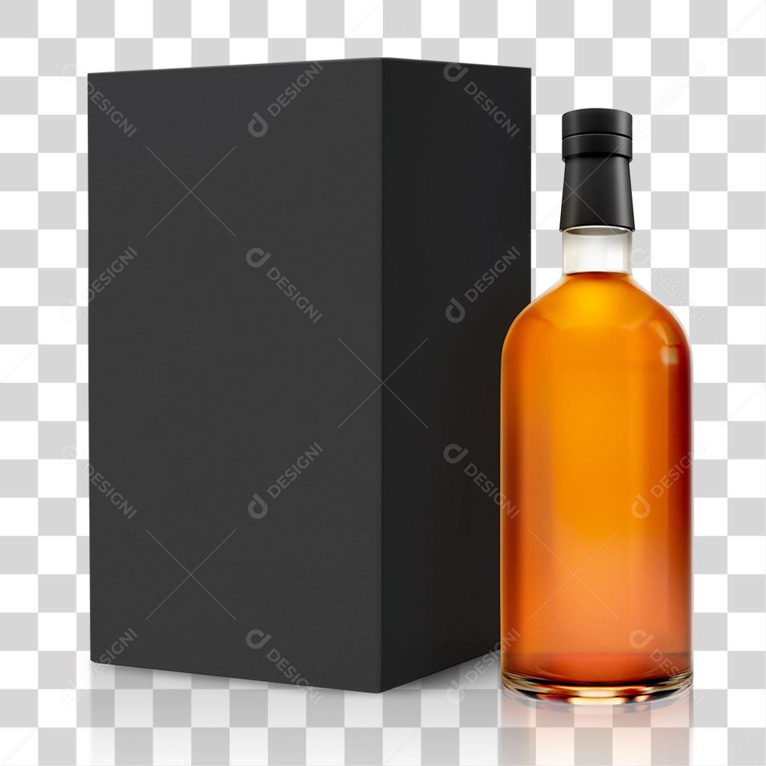 Garrafa de Whisky PNG Transparente
