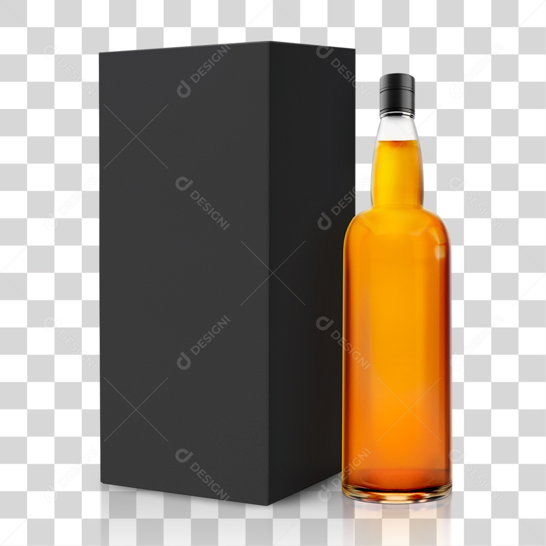 Garrafa de Whisky PNG Transparente