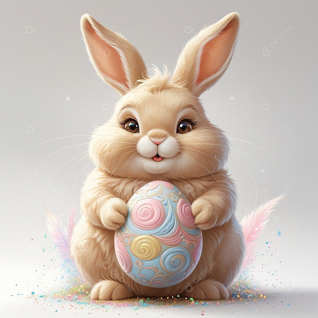 Imagem de um lindo coelho de páscoa