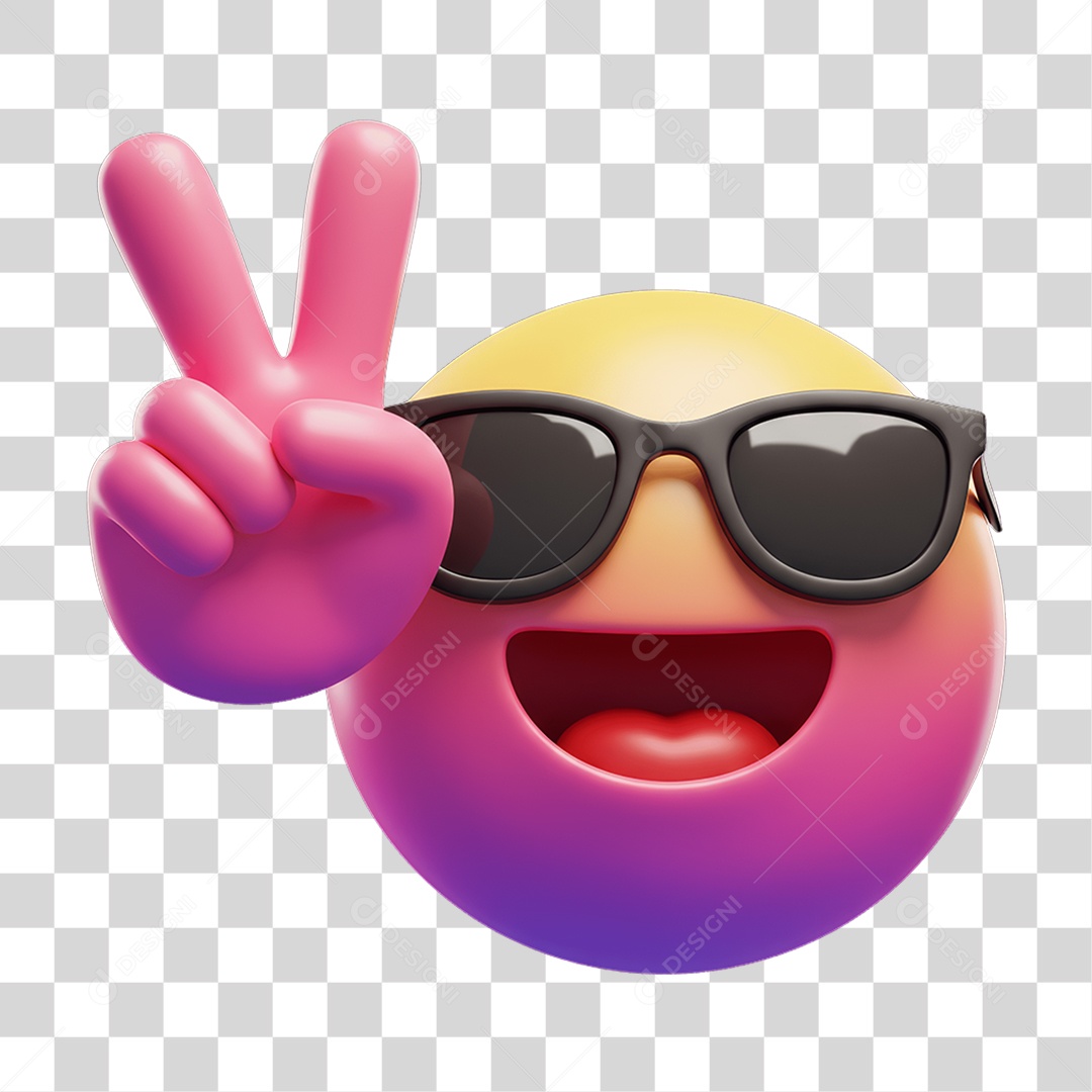 Sticker Emojis PNG Transparente