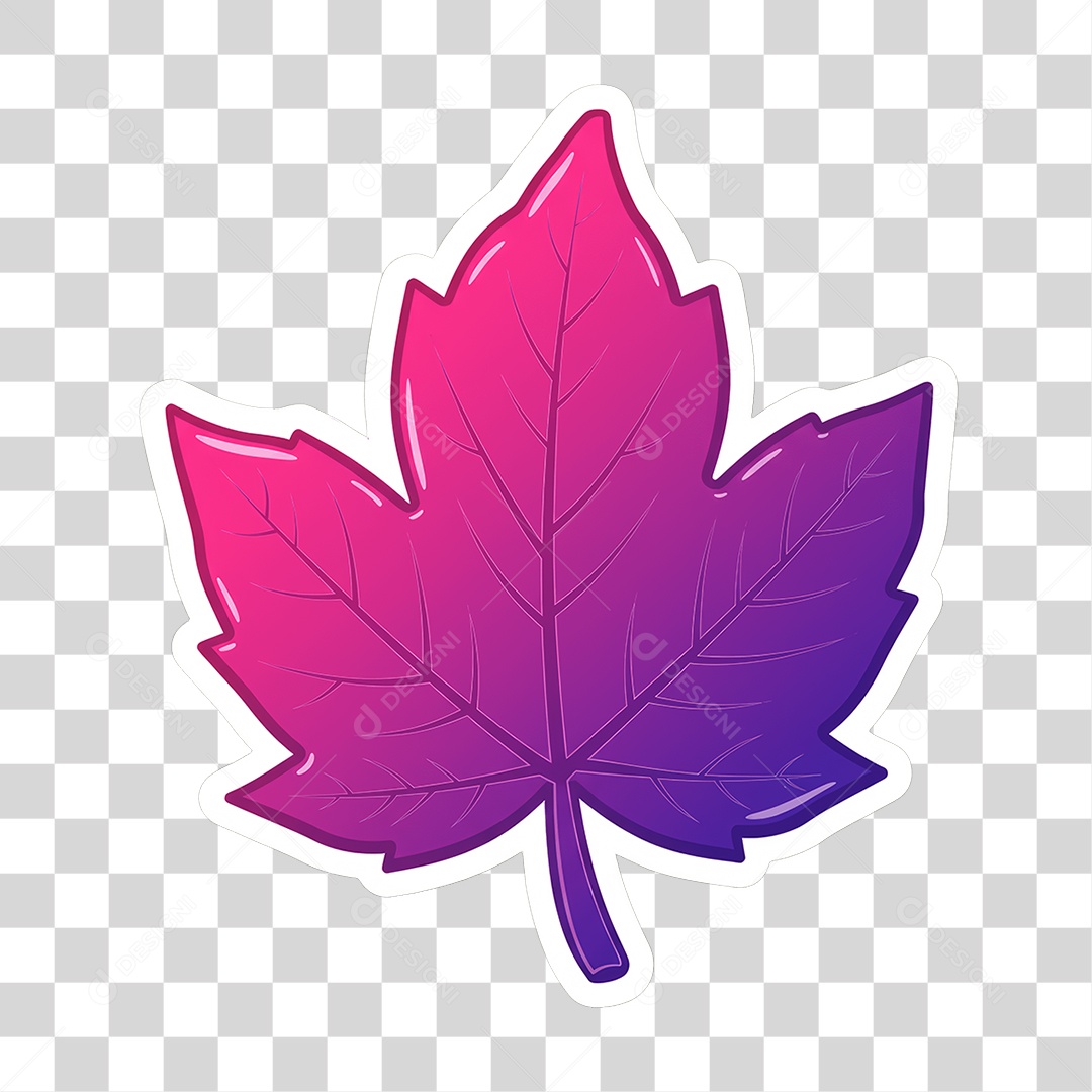 Sticker Emojis Folha PNG Transparente