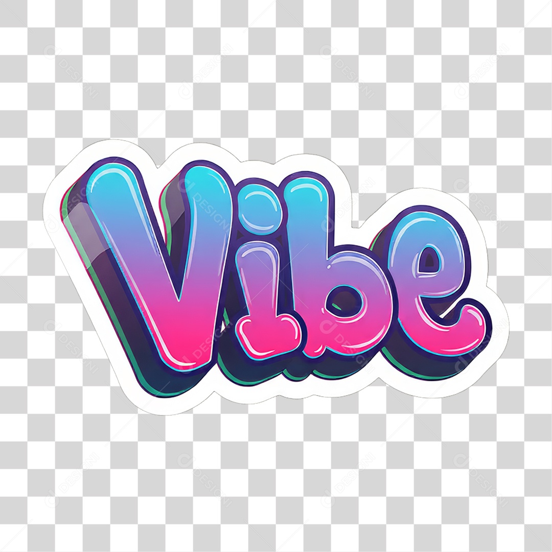 Sticker Emojis Vibe PNG Transparente