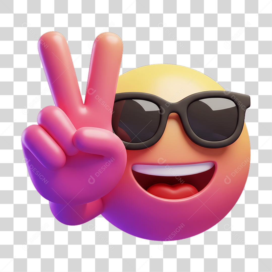 Sticker Emojis PNG Transparente