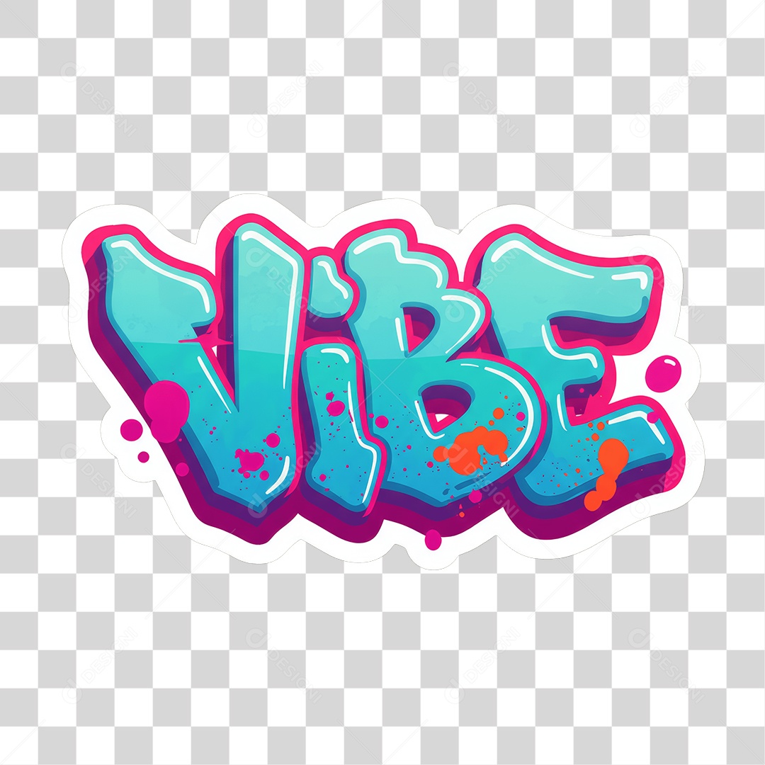 Sticker Emojis Vibe PNG Transparente