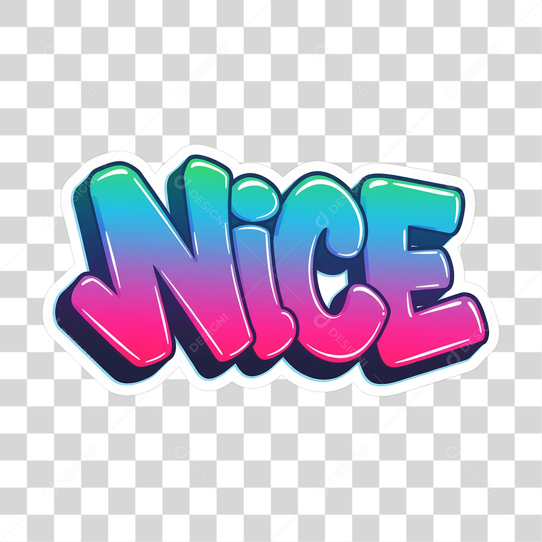 Sticker Emojis Nice PNG Transparente