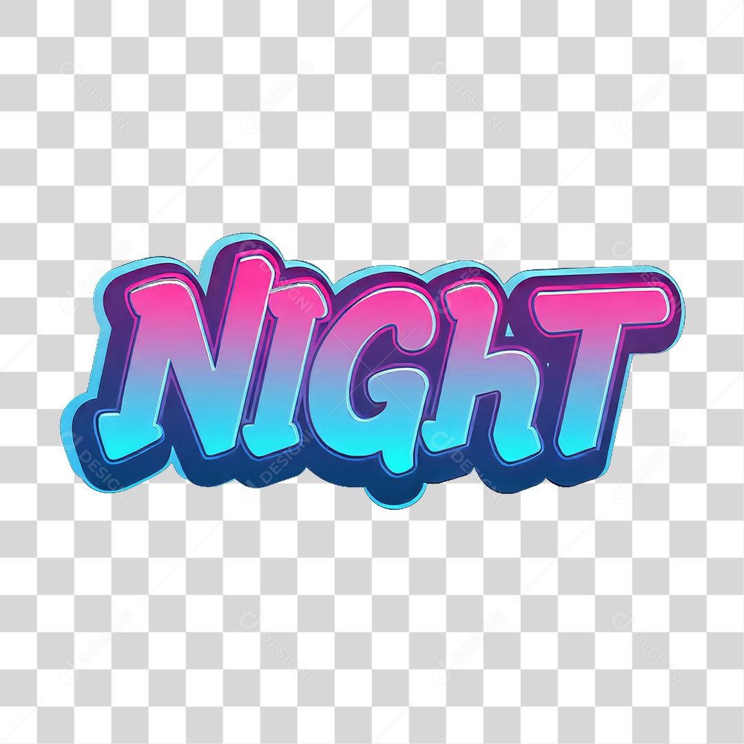 Sticker Emojis Night PNG Transparente
