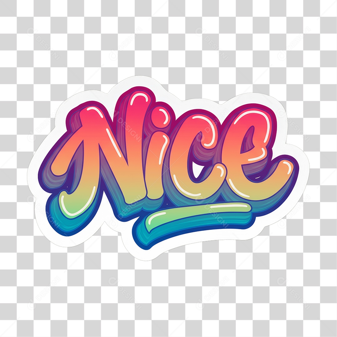 Sticker Emojis Nice PNG Transparente