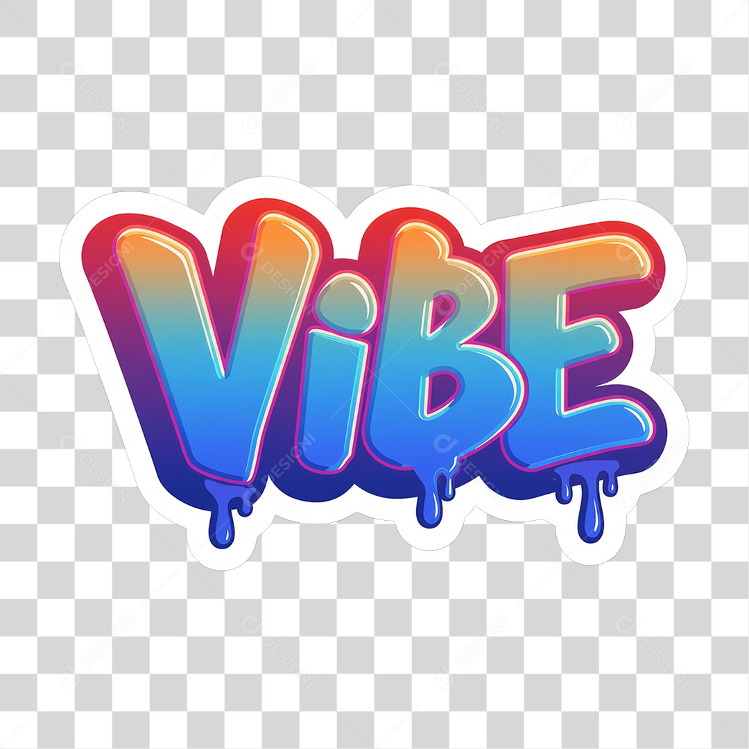 Sticker Emojis Vibe PNG Transparente
