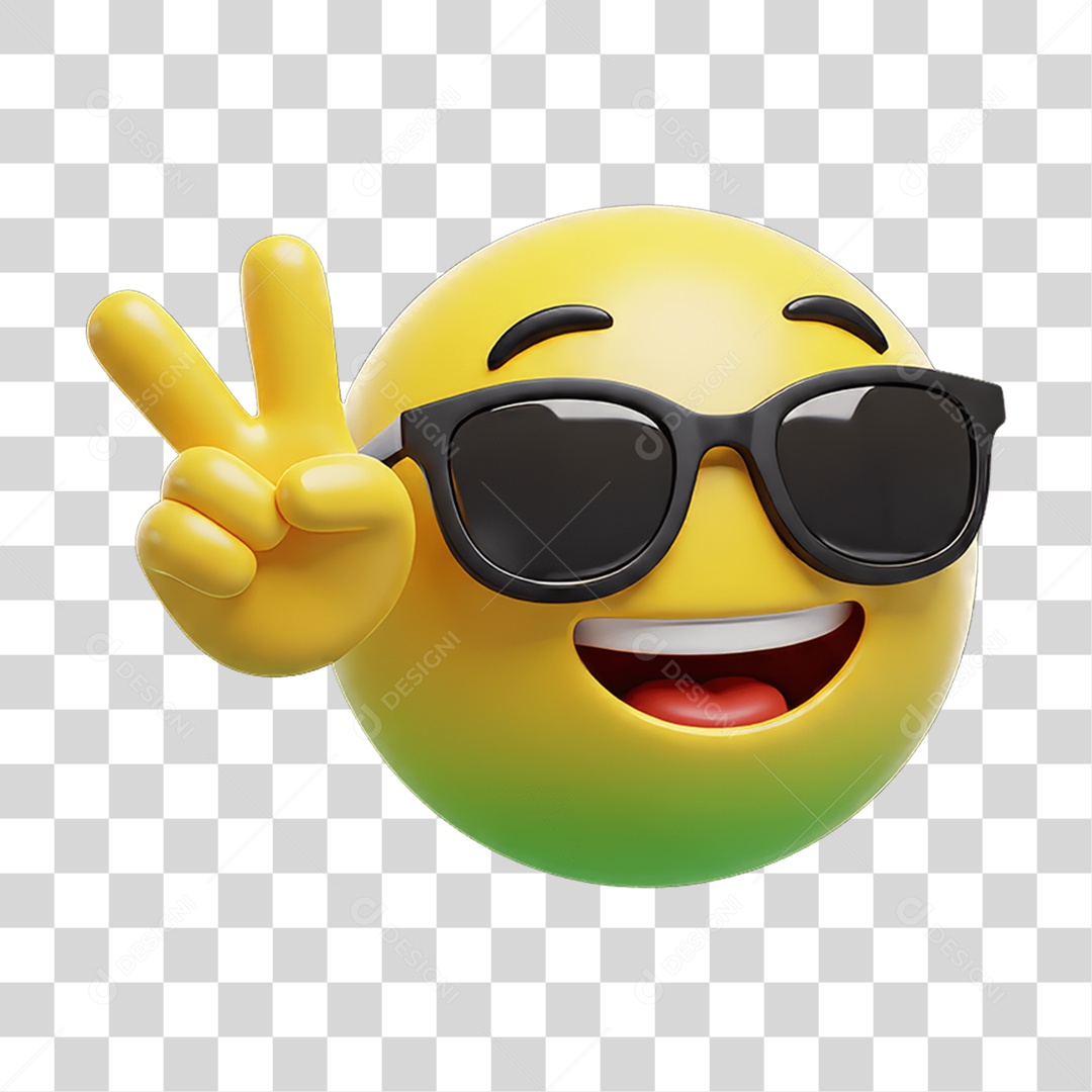 Sticker Emojis PNG Transparente