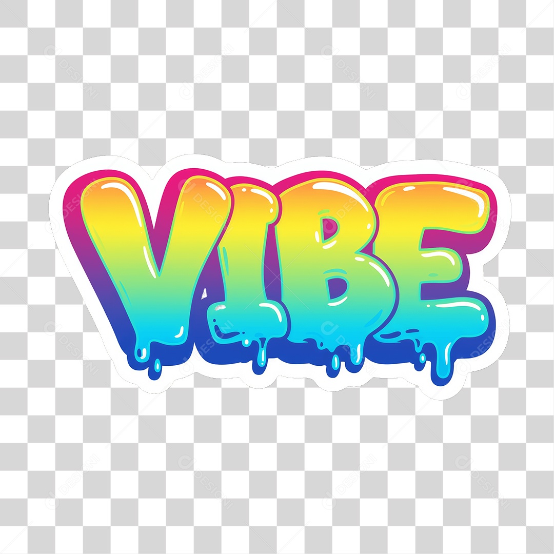 Sticker Emojis Vibe PNG Transparente