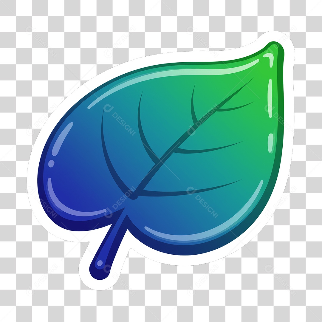 Sticker Emojis Folha PNG Transparente
