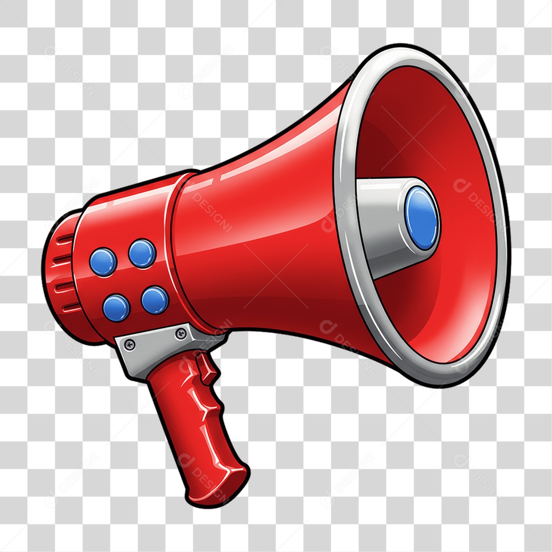 Sticker Emojis Mega Fone PNG Transparente