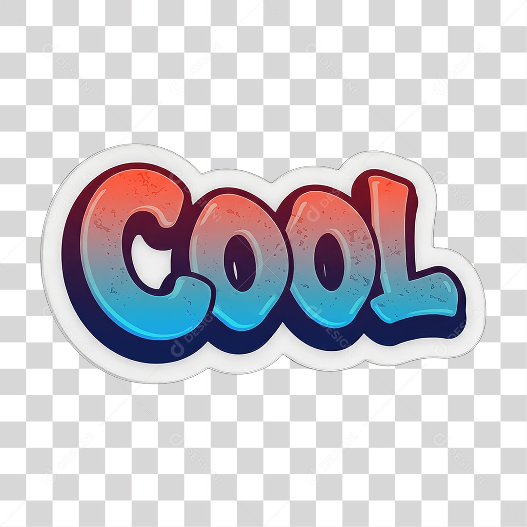 Sticker Emojis Cool PNG Transparente
