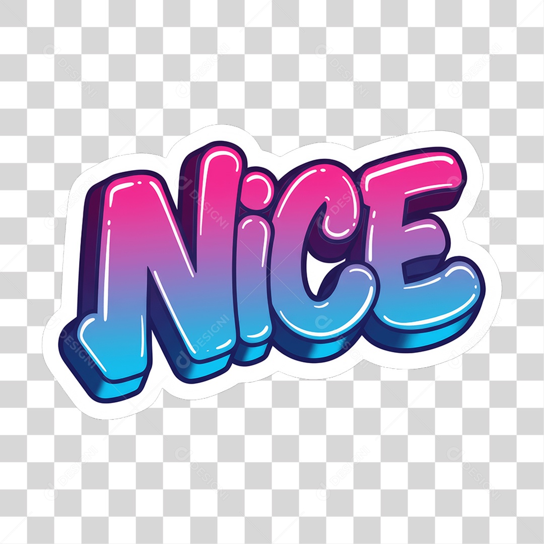 Sticker Emojis Nice PNG Transparente