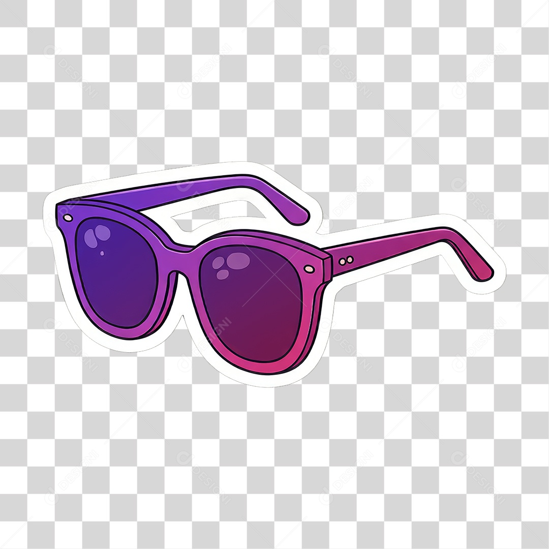 Sticker Emojis Óculos PNG Transparente