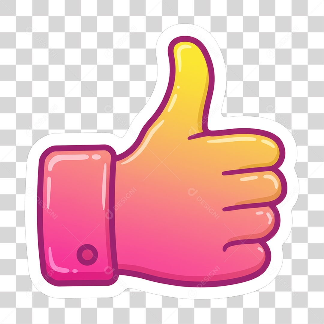 Sticker Emojis Positivo PNG Transparente