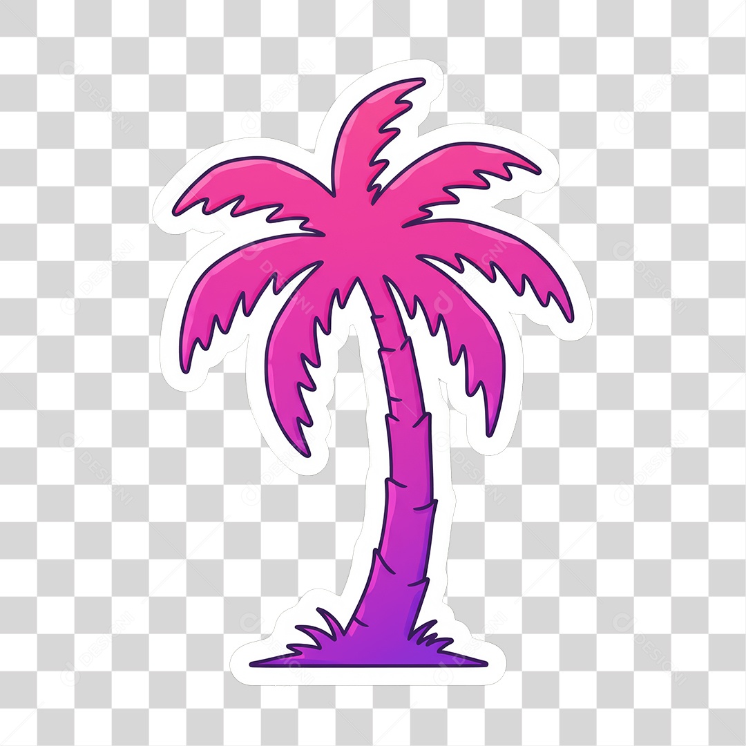 Sticker Emojis Coqueiro PNG Transparente