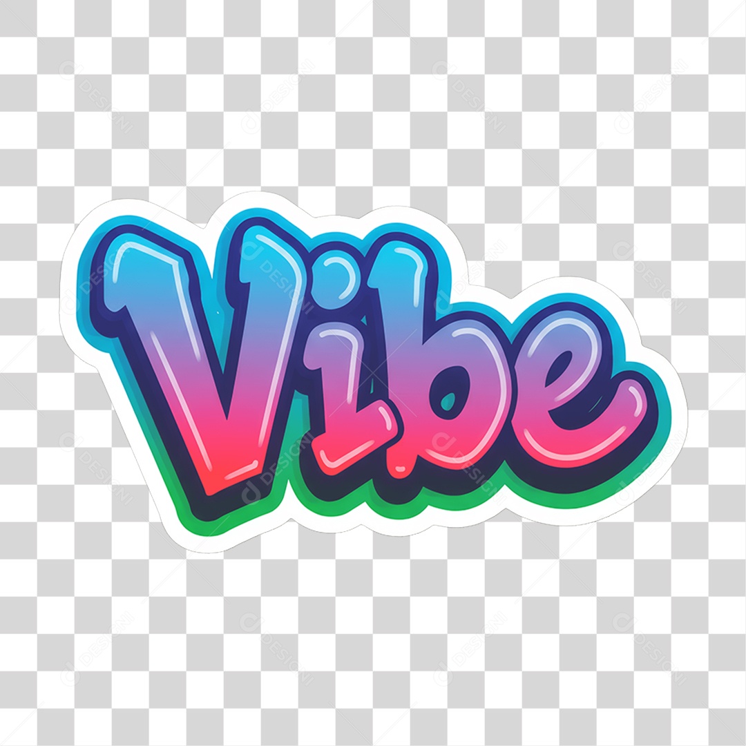Sticker Emojis Vibe PNG Transparente