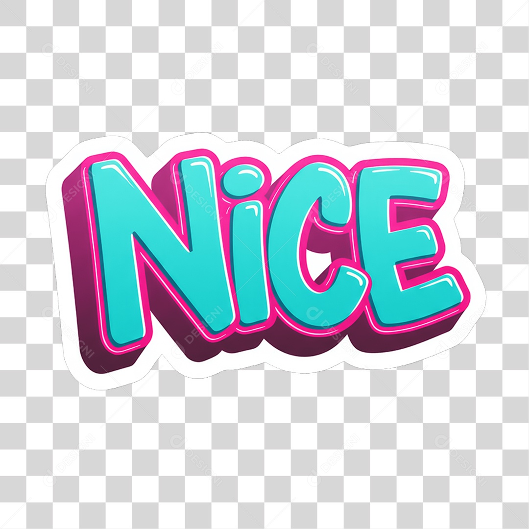 Sticker Emojis Nice PNG Transparente