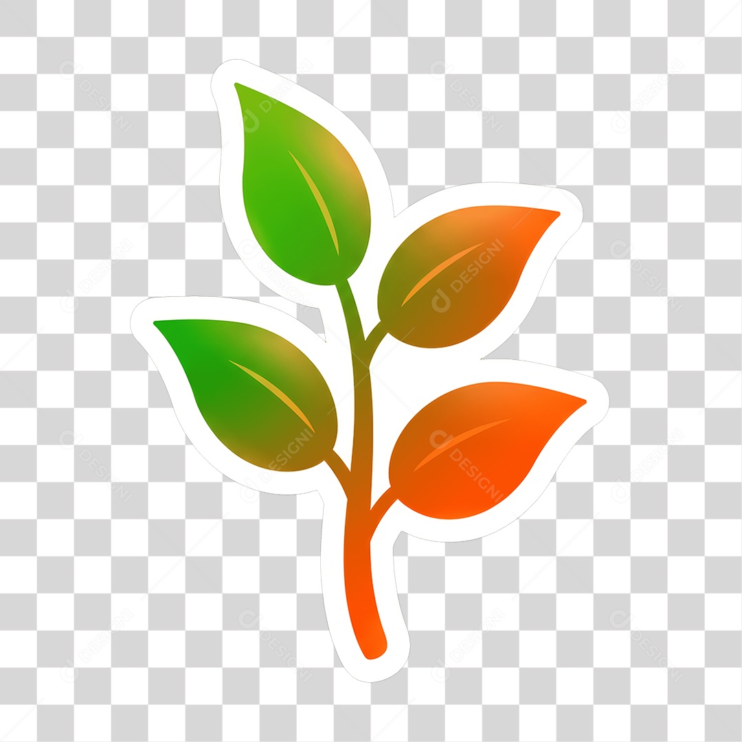 Sticker Emojis Galho PNG Transparente