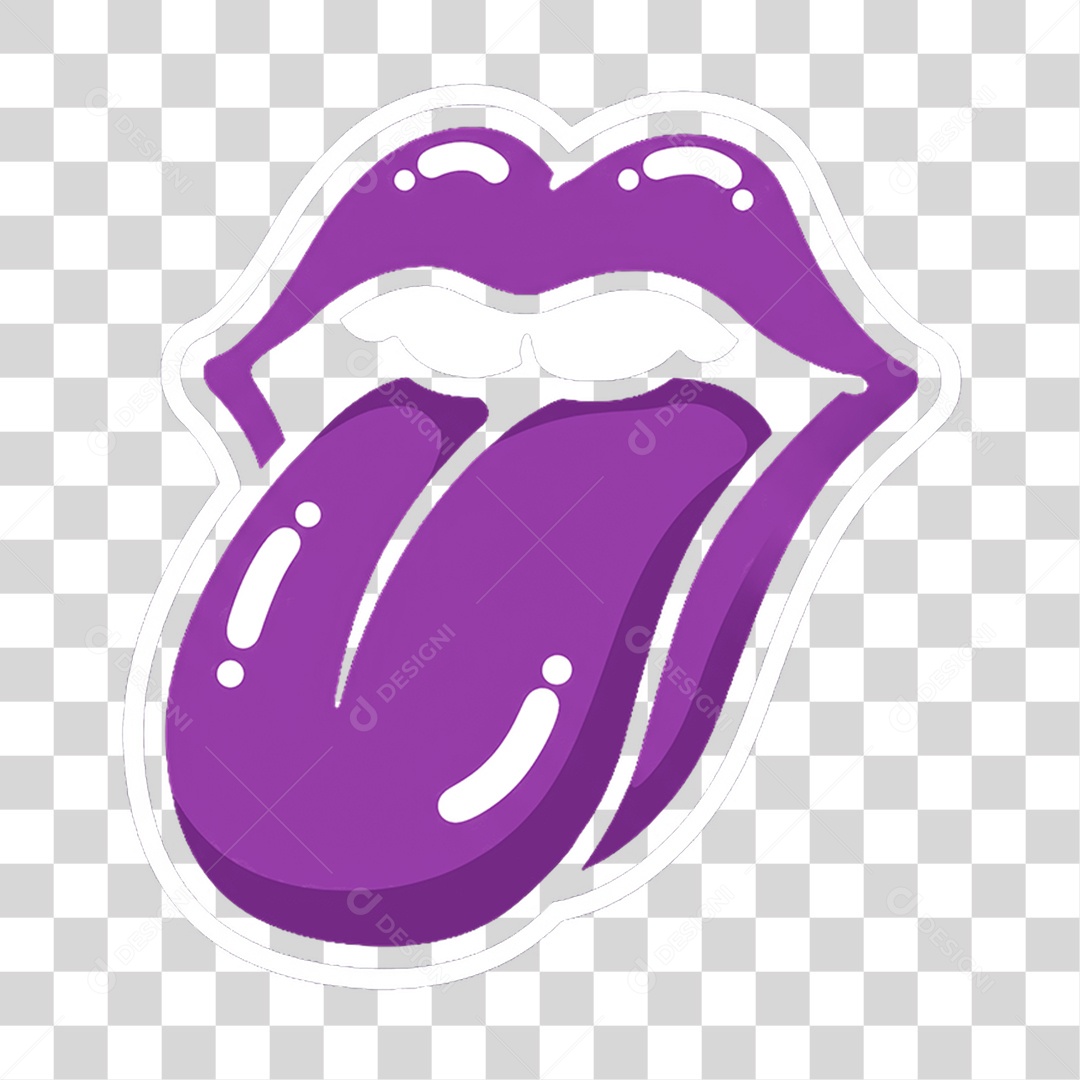Sticker Emojis Boca PNG Transparente