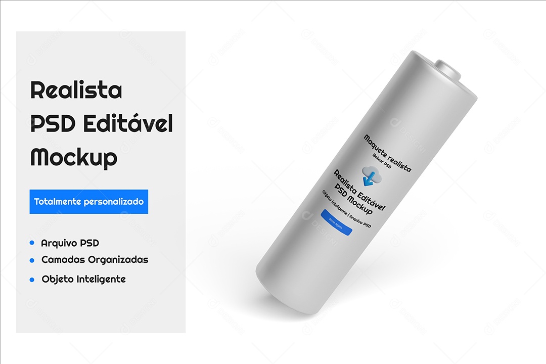 Mckup de Pilha PSD Editável