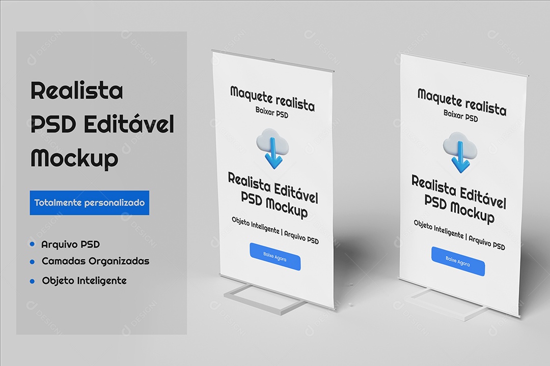 Banner Mockup PSD Editável