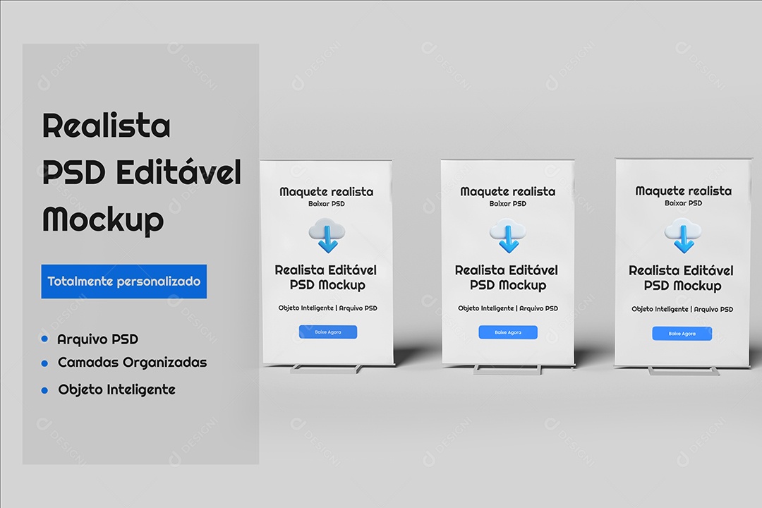 Banner Mockup PSD Editável