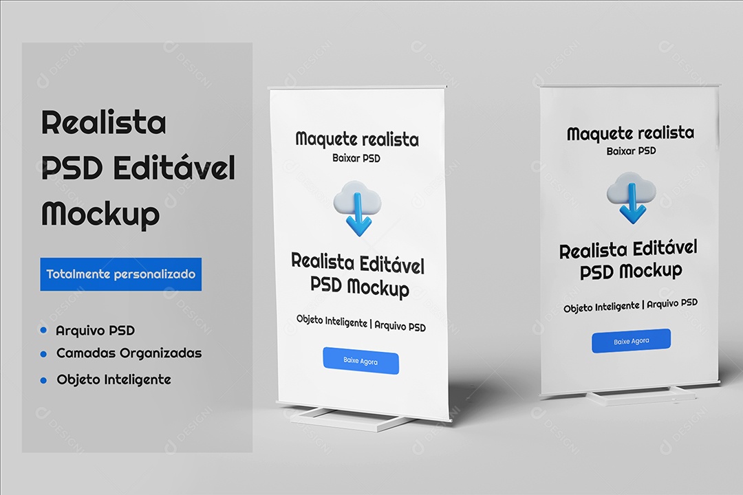Mockup Cartão de Visita PSD Editável