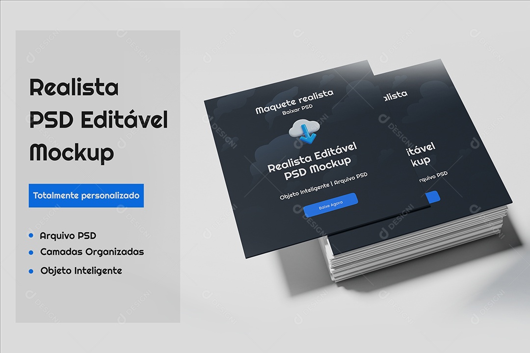 Folhetos Mockup PSD Editável