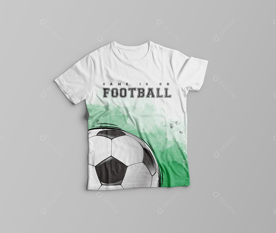 Mockup de Camisade Futebol PSD Editável