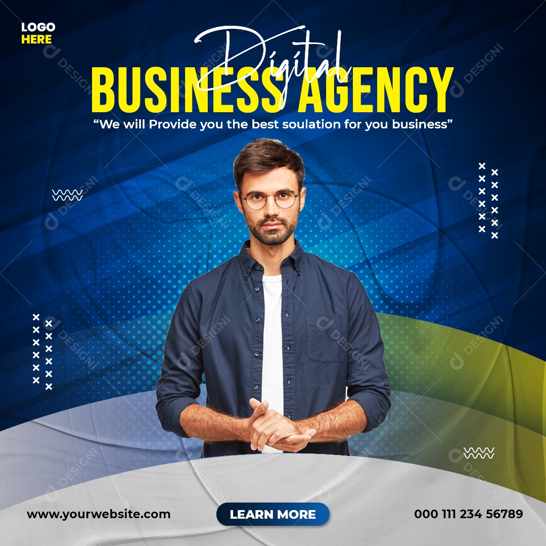 Agência de Negócios Social Media PSD Editável