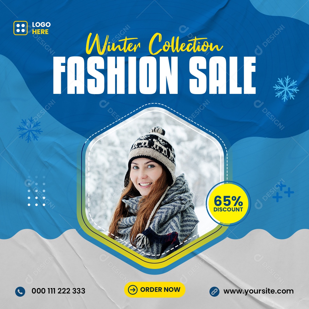 Loja de Moda Nova Temporada Social Media PSD Editável