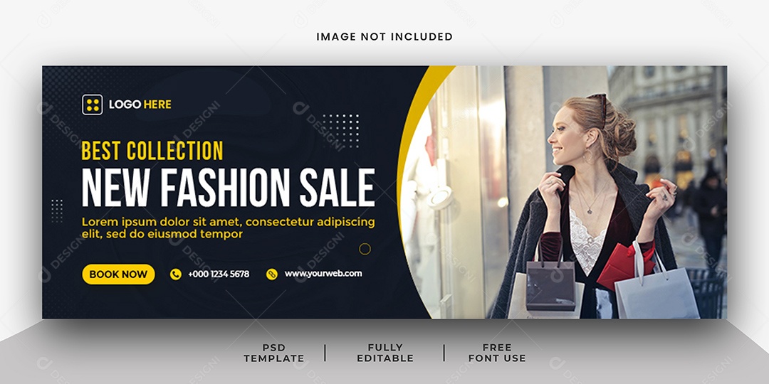 Nova Venda de Moda Social Media PSD Editável