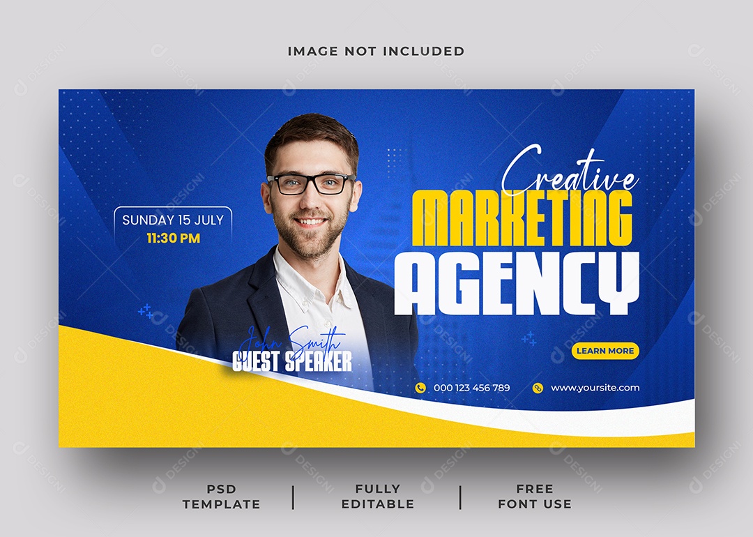 Agência de Marketing Apresentação Comercial Social Media PSD Editável