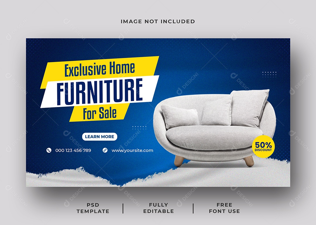 Móveis Para Casa Social Media PSD Editável