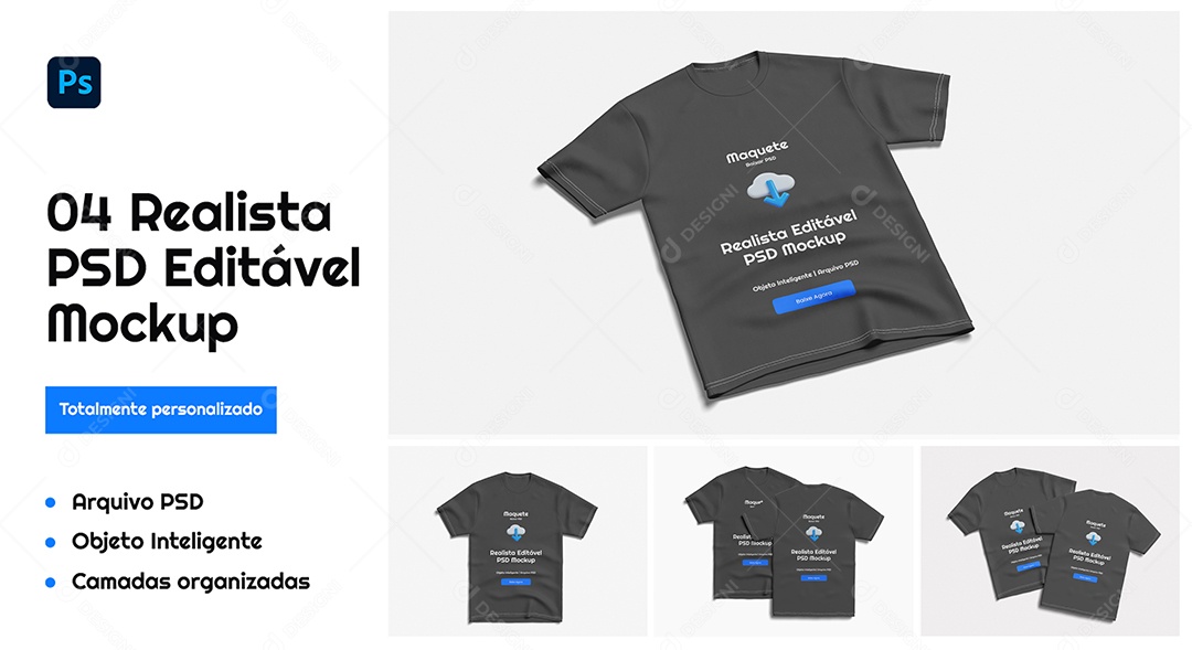 Mockup de Camisa PSD Editável