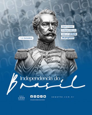 Dia da Independência do Brasil 07 de Setembro Social Media PSD Editável
