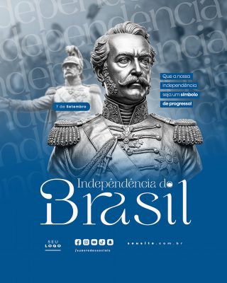 Dia da Independência do Brasil 07 de Setembro Social Media PSD Editável