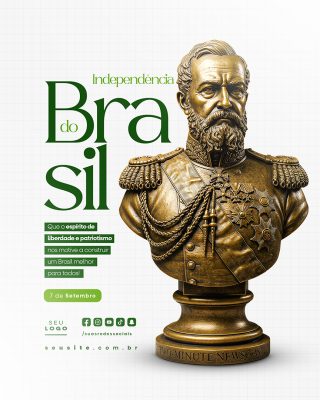 Dia da Independência do Brasil 07 de Setembro Social Media PSD Editável