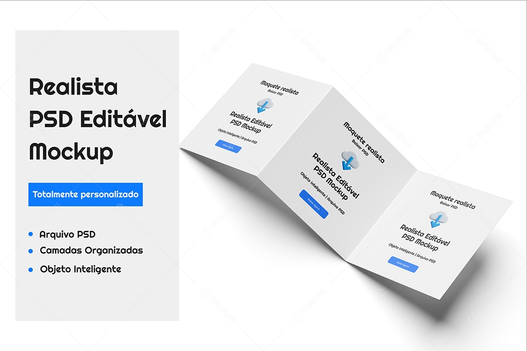 Folhetos Mockup PSD Editável